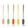 Escova Especial para Frestas de Copo Rotativo Doméstico com Cabo Longo Escova para Manchas de Chá Escova de Limpeza com Cerdas Duras para Garrafa de Leite Escova de Silicone para Copo