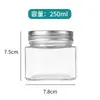 Frascos de Almacenamiento para el Hogar al por Mayor Tapa de Aluminio con Rosca Botellas de Almacenamiento de Alimentos Múltiples Especificaciones Botellas Transparentes Selladas Botellas para Miel