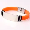 Pulseiras Personalizadas para Homens e Mulheres Pulseiras Esportivas de Silicone para Basquete Fabricante Atacado Joias de Aço Inoxidável Logotipo Impresso
