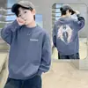 Sudadera para Niños Camiseta de Manga Larga 2026 Invierno Ropa Interior para Niños Talla Mediana y Grande Bebé Sudadera Estilo Escolar Ropa para Niños Otoño
