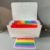 Carpeta tipo acordeón A6 13 compartimentos multi-capa bolsa para archivos de cliente cierre de botón pequeño bolsa acordeón venta al por mayor