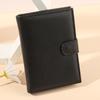 Cross-border Women's Anti-theft Brush Passbook Bag Multi-função Air Ticket Document Protection Cover PU Wallet Universal Wallet