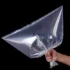 Sacos de Polietileno Atacado Sacos de Filme de Baixa Pressão Embalagem de Caixa de Papelão Transparente Espessada Sacos Plásticos Planos à Prova d'Água à Prova de Umidade Grandes Médios Pequenos