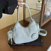 Bolso Cruzado Nuevo de Pana Transfronterizo para Mujer, Bolso de Mano Sencillo Estilo Harajuku, Bolso de Hombro Único de Color Sólido Lindo para el Trabajo, Moda