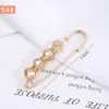 Broche Hebilla Anti-Exposición Modificación Cintura Pantalón Pequeño Artefacto Perla Pin Pequeño Mujer Fijación Ropa Decoración Accesorios Escote Ajuste Cintura