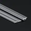 Lente Lineal Extruido Acrílico Personalizado PMMA Tira de Luminaria Lente de Ángulo Amplio Lente Polarizador Se Puede Cortar