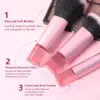 Set de Pinceles de Maquillaje Rt10 Transfronterizo, Set Completo de Pinceles con Todos los Tipos, Portátil y Fácil de Usar, Set Pequeño de Pinceles para Maquillaje de Retoque