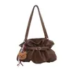 2026 Bolso Nuevo de Nube Plegada para Mujer Bolso Grande de Alta Gama para el Trabajo de un Solo Hombro Bolso Cubo Retro Versátil de Mano