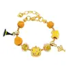 Pulseira e Brinco Temáticos do Emblema da Casa de Hogwarts de Harry Potter Conjunto Slytherin Pulseira