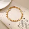 Pulsera de Conchas de Nácar Natural con Perlas Estilo Versátil para Vacaciones en la Costa Pulsera de Moda Tendencia para Mujeres