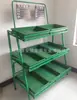 Estante de Supermercado Estante de Frutas Estante de Exhibición de Tres Niveles Estante de Frutas y Verduras de Tienda de Conveniencia Estante de Verduras de Tienda de Conveniencia de Cuatro Niveles