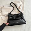 Moda Lazo Bolso de Hombro Coreano para Mujer 2024 Nuevo Textura Suave Bolso de Axila Bolso Cuadrado Versátil Estilo Occidental