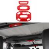 Adecuado para Modelos Jeep Wrangler 18-24, Accesorios Decorativos para Marco de Luz de Lectura de ABS