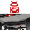Adequado para Modelos Jeep Wrangler 18-24, Acessórios Decorativos para Moldura de Luz de Leitura em ABS