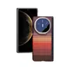 Funda adecuada para Teléfono Huawei Mate X6 con Textura de Fibra de Carbono, Protección Completa de Lente, Soporte, Edición de Coleccionista X5, Cubierta de Cuero Anti-Caídas X3