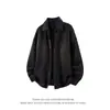 Chaqueta Elegante Transfronteriza de Primavera y Otoño para Hombre, Marca de Moda Ins High Street, Estilo de Hong Kong, Estilo Harajuku Japonés, Versión Coreana Chaqueta Holgada de Moda
