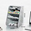 Soporte Especial para Pluma Inclinada para Escritorio de Dormitorio de Estudiantes Caja de Almacenamiento de Papelería de Gran Capacidad con Etiqueta