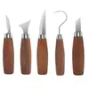 Cuchillo para carpintería, Herramienta de cuchillo para tallado en madera hecho a mano, Raspador de madera, Cuchillo de tallar, Juego de tallado en madera con patrón en stock