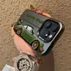 Elementos de Carreras Coche Deportivo Modificado Funda para Teléfono Móvil Iphone17 Apple 18Promax Estilo Europeo y Americano Cubierta Protectora Anticaídas