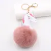 Bolsa de bola de pelo de unicornio de venta caliente transfronteriza llavero para coche colgante de mochila accesorios para mochila regalo colgante al por mayor
