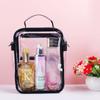 Bolso de hombro de PVC transparente de Amazon, nuevo producto, bolso de mensajero, bolso de viaje portátil para cosméticos.