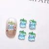 Verano Estilo Ins Tulipán Lindo Hielo Transparente Joyería para Uñas Arte de Uñas Flor de Resina Estéreo Accesorios para Uñas Hecho a Mano DIY