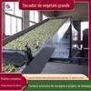 Grande malha de secador de vegetais com linha de secagem de fatia de mandioca desfiada de mamão rabanete secador de batatas fritas