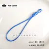 Chaveiro de Cordão DIY Pingente para Bolsa Acessórios Materiais Artesanais Fio Encerado Cordão Artesanal Acessórios para Cabide de Calças