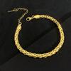 Cadena de quilla lavable que conserva el color cadena simple lisa diseño de nicho sentido de diseño cadena de lujo ligero exquisita estilo de cadena pulsera temperamento