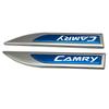 Adecuado para pegatinas laterales de metal de alta gama para automóviles Toyota, pegatinas para la carrocería del automóvil, pegatinas decorativas, logotipo del automóvil, modificación personalizada, guardabarros