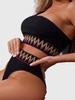 Aliexpress Trajes de Baño Tallas Grandes Amazon Transfronterizo Sexy Color Sólido Ajustados Bikini de Dos Piezas Traje de Baño Dropshipping