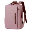 Bolsa para Laptop de Negócios Transfronteiriça Mochila Casual para Viagem de Negócios Mochila de Ombro Duplo Simples para Mulheres Estudantes Universitários Bolsa Escolar
