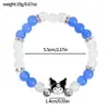 Pulsera de Personaje de Anime Japonés Transfronteriza Linda Sanrio Kuromi Moda con Cuentas Magnética Amistad Joyería de Pareja