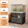 Aquário com Gabinete Integrado, Sem Necessidade de Trocar a Água, Gabinete Inferior, Suporte para Aquário, Base de Metal, Aquário com Plantas, Rack para Aquário, Aquário