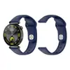 Adequado para Relógio Huawei Gt4/5 Pulseira de Silicone Monocromática Fivela Invertida Pulseira de Pulso de Silicone Fivela de 18mm Pulseira de Relógio de Silicone