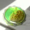 Giroscópio Líquido Dinâmico de Duas Cores com Areia Movediça, Giroscópio Acrílico Rotativo para Alívio do Estresse, Ornamento de Presente Criativo, Brinquedo Infantil