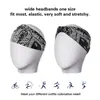 Nueva Diadema Cruzada Ancha Estilo Europeo y Americano, Diadema Elástica Deportiva Antideslizante Absorbente de Sudor para Yoga