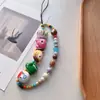 Dibujo Animado Animal Película Cadena para Teléfono Móvil Colgante Ccd Lanyard Lindo con Cuentas DIY Cámara Cuerda Anti-Pérdida Llavero