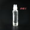 Botella vacía de 10 ml con cuentas de gemas naturales, bola de cristal, grava, aceite esencial, crema para ojos
