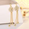 Aretes Qiao Lanxuan Estilo Vacacional Aguja de Plata Camelia para Mujer Pequeños Frescos Combinan con Todo Rosa Red Social para Mujer Mismo Estilo de Niñas