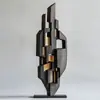 Joias Geométricas Criativas Retrô de Luxo Leve Modelo Quarto Hall de Hotel Sala de Estar Artesanato Estudo Escritório Decorações