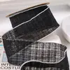 Cinta de malla transparente a cuadros con borde para presionar, accesorios para el cabello con lazo DIY, accesorios para ropa y bolsos, cinta a cuadros hueca horizontal y vertical