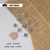 Conejo Oso de Aleación Retro Metálico Accesorios Hechos a Mano Material para Manualidades con Cuentas Colgante Pendientes Joyería Cuentas