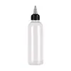 Botella de Plástico Transparente para Gel 250ml Champú Gel de Ducha Tinta Líquida para Pintar Botella de Ajuste de Gel