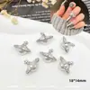 Celebridade da Internet Óleo para Coração Gotejante Diamante Planeta Pérola Cruz Saturno Rainha Mãe Liga de Metal Joias para Unhas Acessórios para Unhas