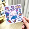 Dibujo animado coreano ins lindo pegatina de mano pegatina impermeable corazón de niña diy taza termo decoración pegatina pequeña