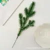 Suministro Transfronterizo de Accesorios de Agujas de Pino Artificiales para Navidad, Agujas de Pino de Tres Puntas, Plantas Verdes Artificiales para Árbol de Navidad, Decoraciones de Jardín