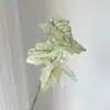 Plantas Verdes Simuladas, Hojas de Lirio de Calas, Arreglos de Boda, Hojas Simuladas de Boda Color Bosque, Hojas Verdes Simuladas de Amazon, Guías de Camino, Flores Artificiales