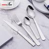 Mango ligero acero inoxidable comedor occidental rueda de tela pulido cuchillo para bistec tenedor cuchara juego fábrica directa comercio exterior vajilla suministro