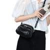 Bolsa Pequena de Couro Genuíno Feminina 2024 Nova Bolsa Feminina de Design de Nicho Vintage para Todos os Combos Bolsa Feminina de Couro Macio de Alta Qualidade